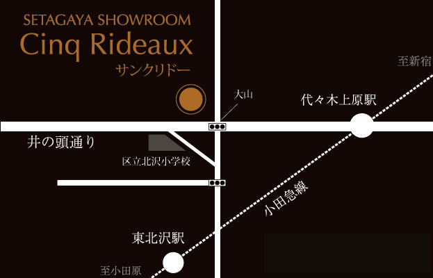 サンクリドーへの地図