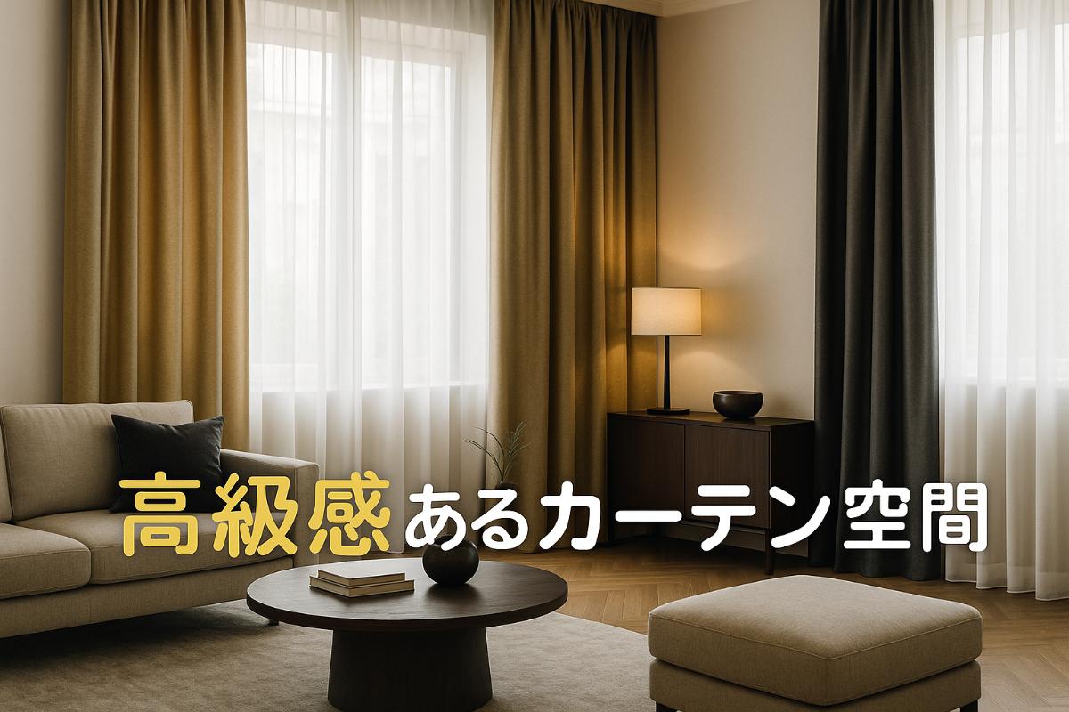 カーテンで高級感を演出する上質空間の実現方法とおすすめブランド厳選比較