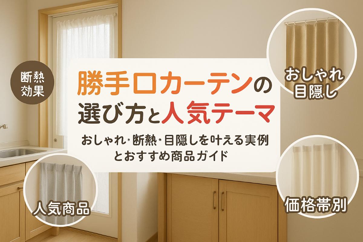 勝手口カーテンの選び方と人気おすすめ商品比較｜断熱効果やおしゃれ目隠し実例・価格帯別ガイド