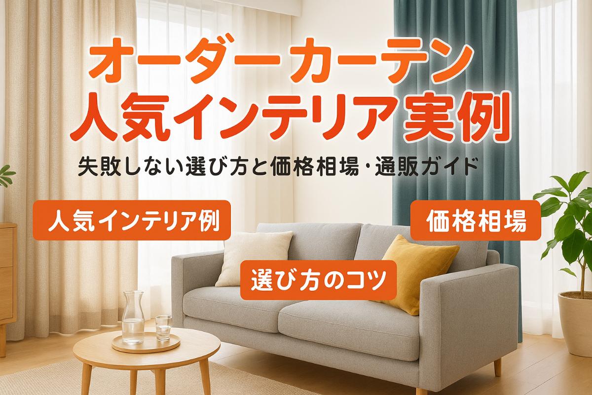 オーダーカーテンがおしゃれになる人気インテリア実例と価格相場徹底比較！失敗しない選び方と最新通販ガイド
