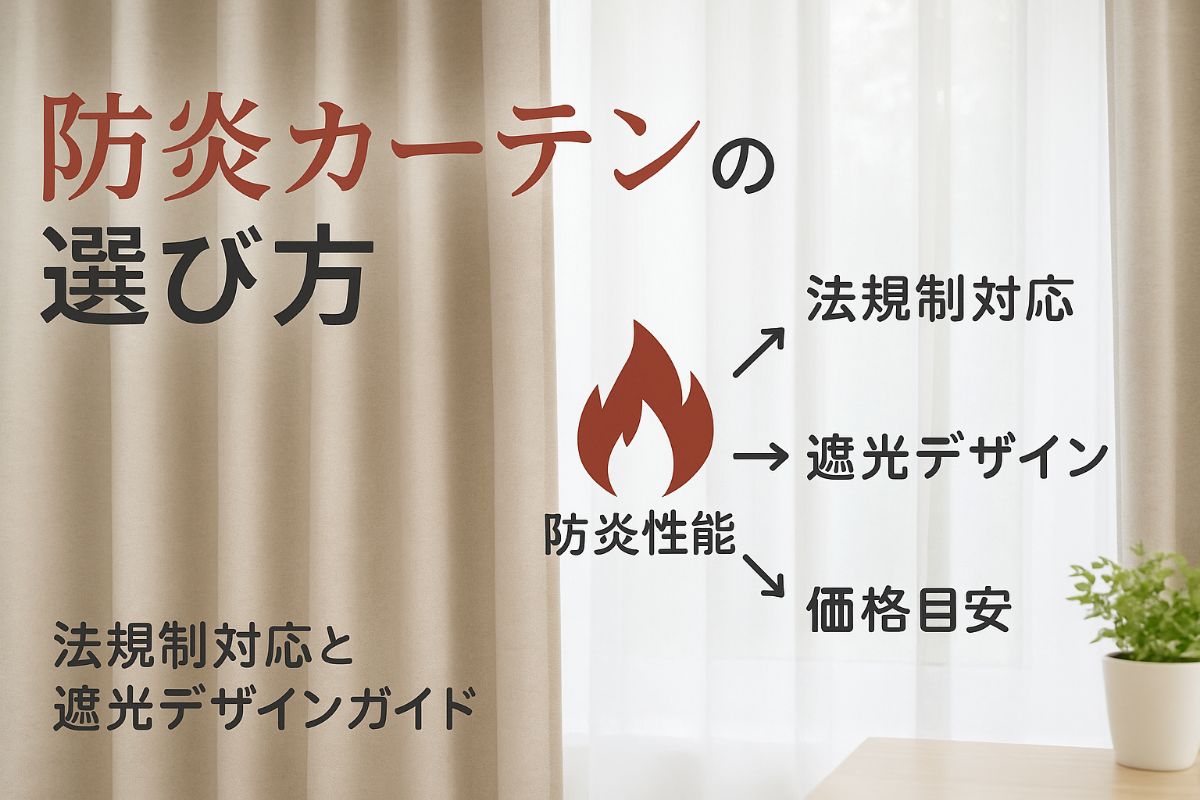 オーダーカーテンの防炎を選ぶ方法と法規制対応｜人気遮光デザイン比較と価格ガイド