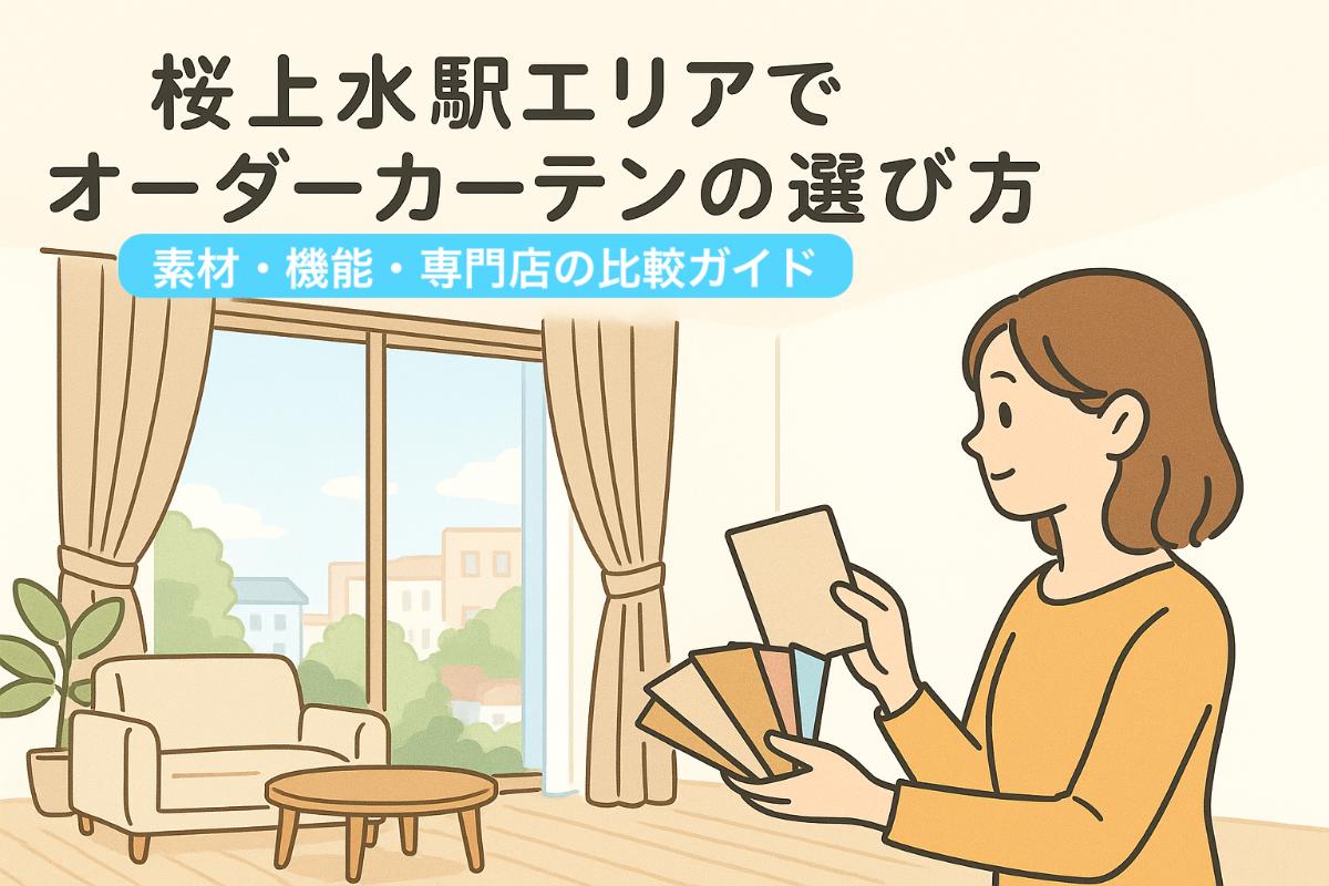 桜上水駅エリアでオーダーカーテンの選び方｜素材・機能・専門店の比較ガイド